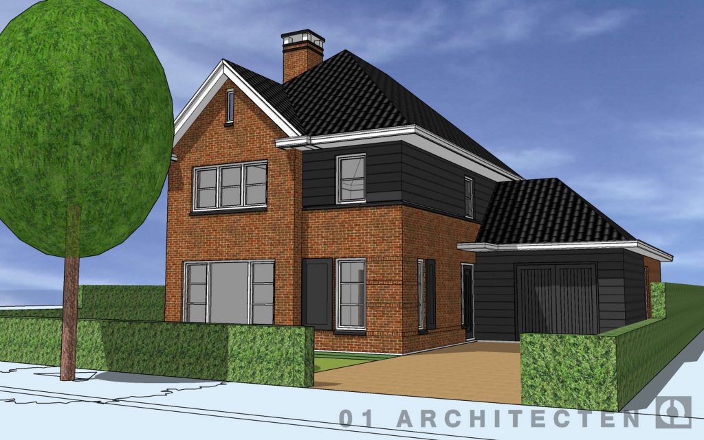 door 3d impressies te gebruiken kunnen bij nieuwbouw van een huis in Almere gemakkelijk keuzes worden overwogen