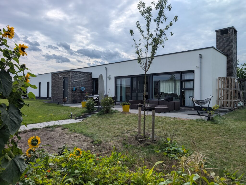 tuinzijde bungalow Almere Oosterwold
