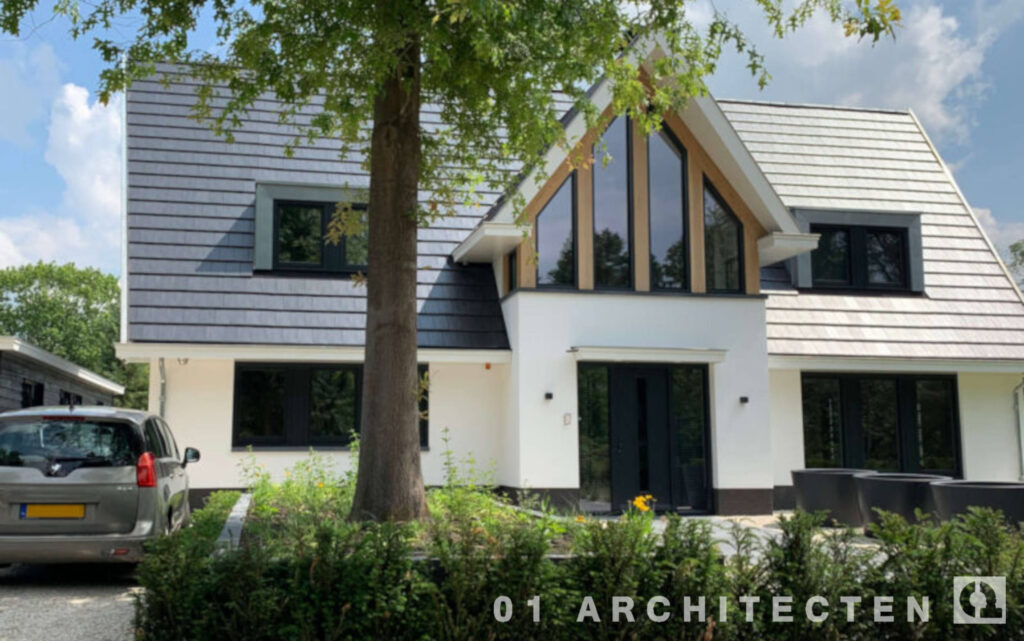 01 Architecten - Eigentijdse strakke villa in het Gooi 